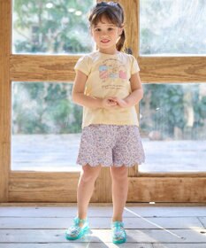 ANY KIDS 裾スカラップ ショートパンツ