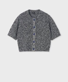 Paul Smith ブークレヤーン 半袖ニット カーディガン