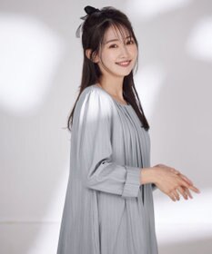 Tiaclasse 【洗える】スタイルアップも叶うピンタックワンピース