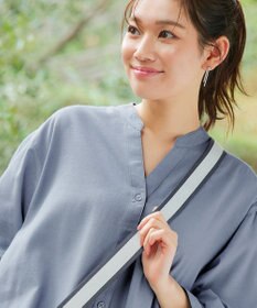 Tiaclasse 【洗える】リネンミックススキッパーシャツワンピース