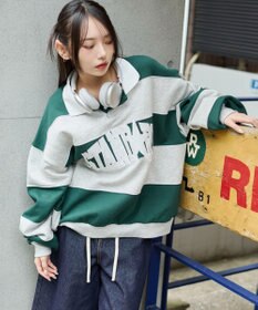 WEGO 【ユニセックス着用ITEM】カレッジロゴラガースウェット