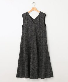 組曲 ファンシーツイード Vネックジャンスカ