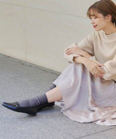 Tiaclasse シャイニーリブソックス