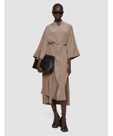 JOSEPH クレープ ド ソワ　ミディドレス