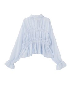 earth music&ecology シャーリングストライプシャツ