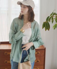 WEGO 【ANGIE VINTAGE】シアーシャツ