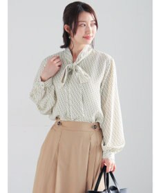 Te chichi パターンアソートボウタイブラウス《2026 spring catalog item》
