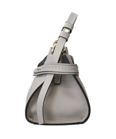 INTER-CHAUSSURES 【LORISTELLA】シュリンクレザーハンドバッグ