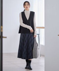 ANY 【2SET】ハンサムジレ×ワイドパンツセット