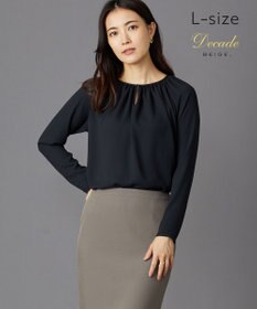 BEIGE， 【L-size】ALINE / ロングスリーブブラウス