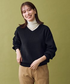 ANY 【8色展開】Vネックデイリーニット