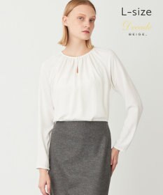 BEIGE， 【L-size】ALINE / ロングスリーブブラウス