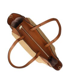 INTER-CHAUSSURES 【LORISTELLA】ラフィア＆レザーコンビネーショントート