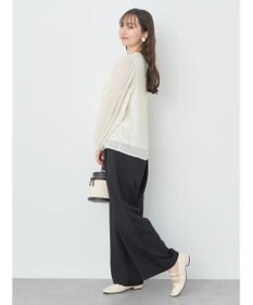 earth music&ecology マジョリカプリーツブラウス