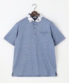 JOSEPH ABBOUD 【キングサイズ・リネン素材/清涼感/吸水速乾】リネン天竺 ポロシャツ