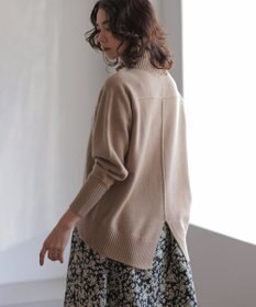 組曲 S ウールカシミヤミックス ロールネックニット