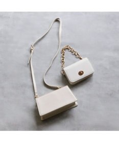 UNBILLION カシュカシュ cachecache / チェーンミニバッグ2個セットショルダー