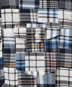 J.PRESS MEN パッチワーク プルオーバーシャツ