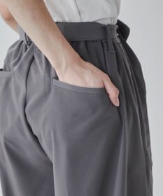 WEGO トロミ　ベルト付きワイドスラックス