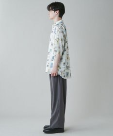 WEGO トロミ　ベルト付きワイドスラックス