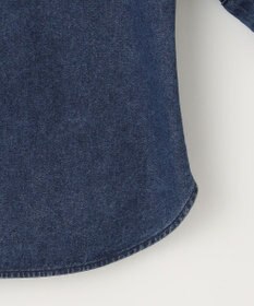 組曲 S 【WEB限定】フロントフリル デニムブラウス