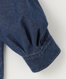 組曲 S 【WEB限定】フロントフリル デニムブラウス