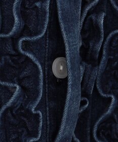 組曲 S 【WEB限定】フロントフリル デニムブラウス