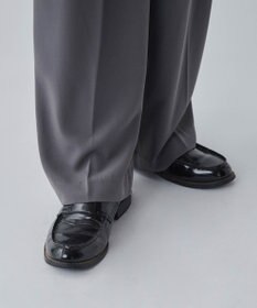 WEGO トロミ　ベルト付きワイドスラックス