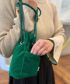 ROOTOTE 0671【直営店限定】ベビールー.ベロア チェーン-A