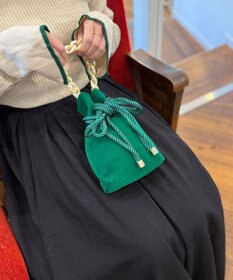 ROOTOTE 0671【直営店限定】ベビールー.ベロア チェーン-A