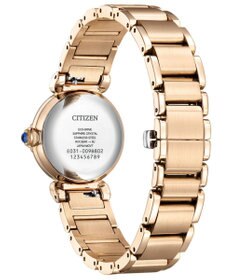 CITIZEN 【エレガントな白蝶貝文字板】ジュエリーライクなデザイン CITIZEN L 光発電エコ・ドライブ 電池交換不要