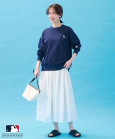 ANY 【洗濯機可/UVケア】MLB/メジャーリーグベースボール クルーネックスウェット