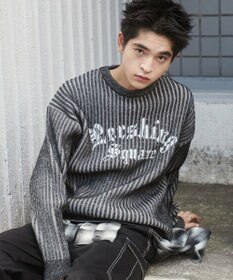 WEGO ヴィンテージライクグラフィックプルオーバー