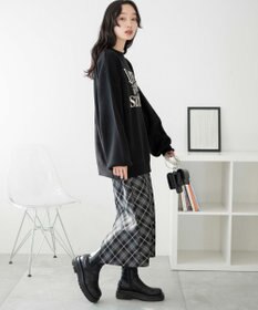 WEGO ウェーブロゴジャガードニットプルオーバー