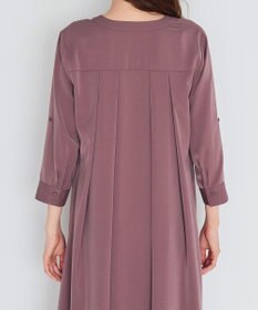 Tiaclasse L 【新色追加・洗える】バックリボン前開きワンピース