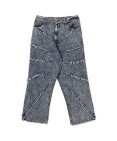 WEGO ダーツフリンジデニムパンツ