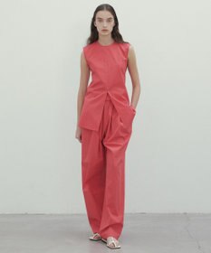 BEIGE， 【洗える・CLUEL 5月号掲載】MALLOW / コットンイージーワイドパンツ