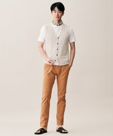 JOSEPH ABBOUD 【オーガニックコットン使用・日本製・26SS新色】JOEコットンサッカークルーネック Tシャツ
