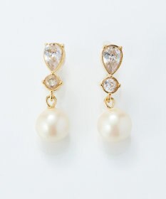 Phoebe <オンワード限定セット>ルナドロップパールイヤリング×ハートシニヨンカフ