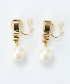 Phoebe <オンワード限定セット>ルナドロップパールイヤリング×ハートシニヨンカフ