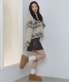 WEGO ノルディックZIPニット