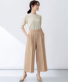 組曲 S 【WEB限定・2SET】5分袖ラメ入りアンサンブルニット