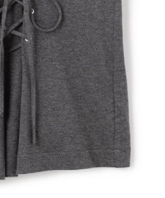 uncrave プレーンジャージー 2WAYレースアップトップス