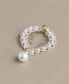 Phoebe <オンワード限定セット>ルナドロップパールイヤリング×ハートシニヨンカフ