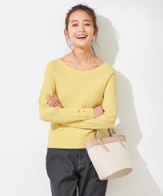 ANY SIS 【洗える】キュウシンRIB ニット