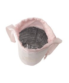 Maison de FLEUR 【保冷機能付き】サテン巾着ボトルケース