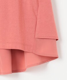 Feroux 【UVケア】バックペプラムチュニック Tシャツ