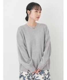 earth music&ecology アンチピリングバックスリットプルオーバー