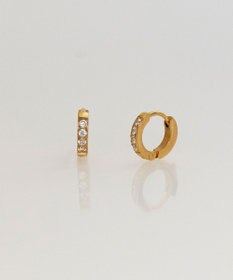 Phoebe 【数量限定】クロスネックレス&ビジューフートピアスセット/BOX&ショッパー付き