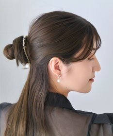 Phoebe <オンワード限定セット>ルナドロップパールイヤリング×ハートシニヨンカフ